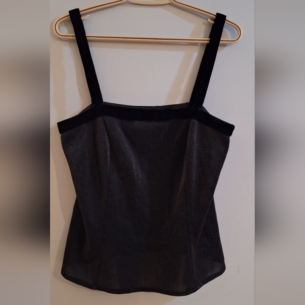 Yves Saint-Laurent 1991 Vintage Chic Black Tank Top
